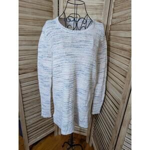 Loft Knit Sweater Large Soft White